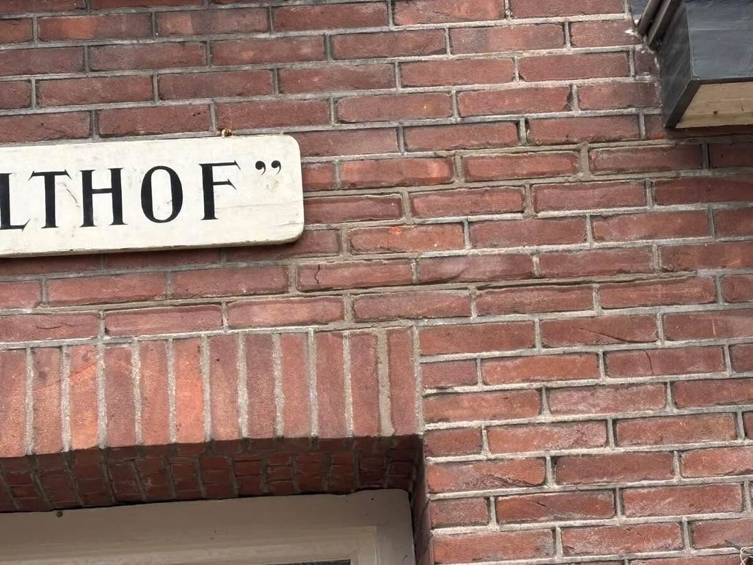 Dezelfde plek na het scheurherstel
